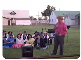 Elder Pinnock and Cheyenne Celebration Singers