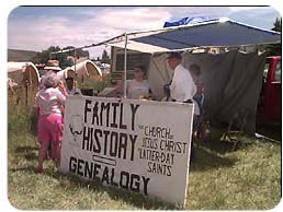 Family History Tent